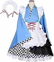 和風メイド服 大正浪漫 コスプレ Amazon.co.jp: 七色格调大正浪漫 和風 メイド服 コスチューム